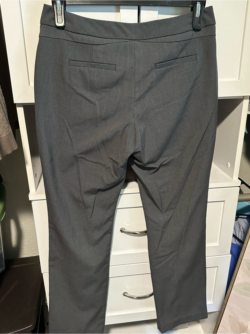 Worthington Modern Fit Gray Trouser Pants Size 8 Career Workwear Office - Picture 5 of 6